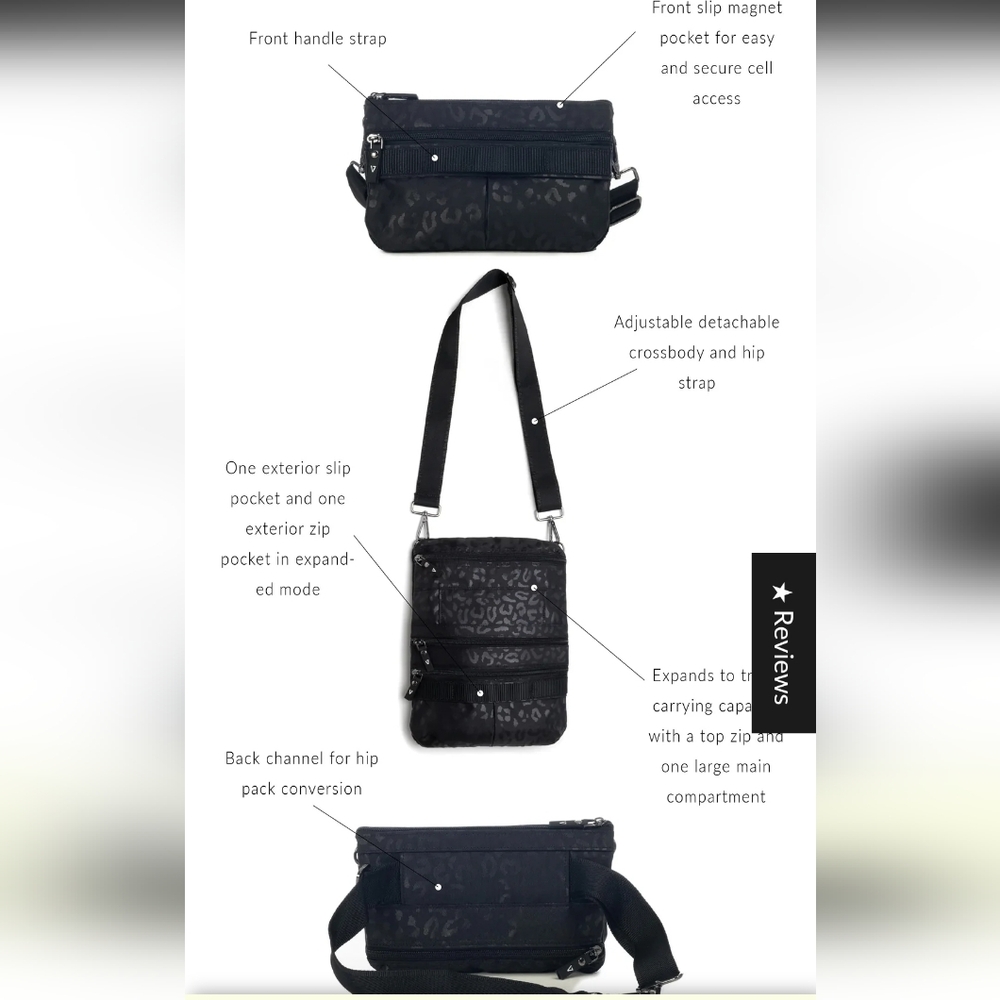 ANDI Brand Crossbody Go Bag in Cool Camo - Picture 7 of 7